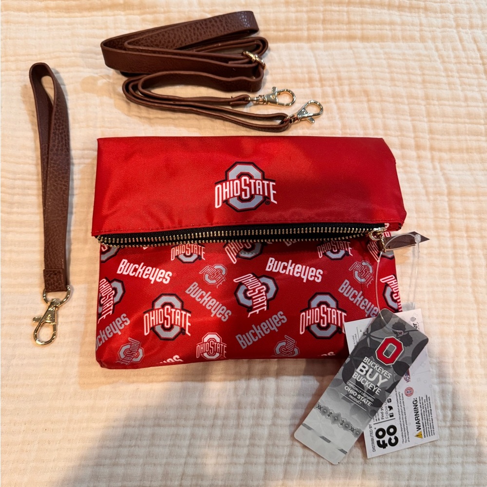 Ohio State Buckeyes Red Crossbody Bag